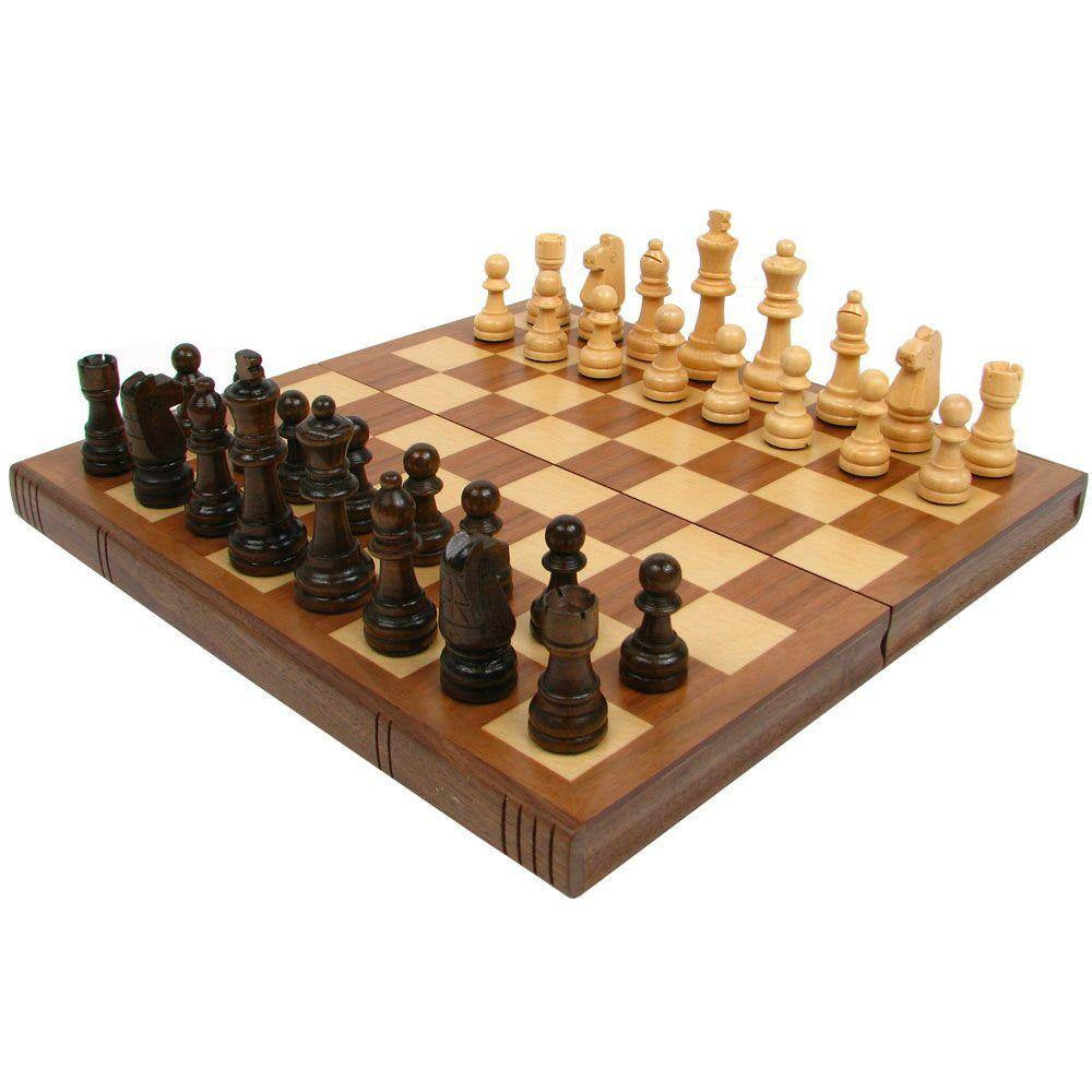 Deluxe Wooden 3-In-1 Game Set