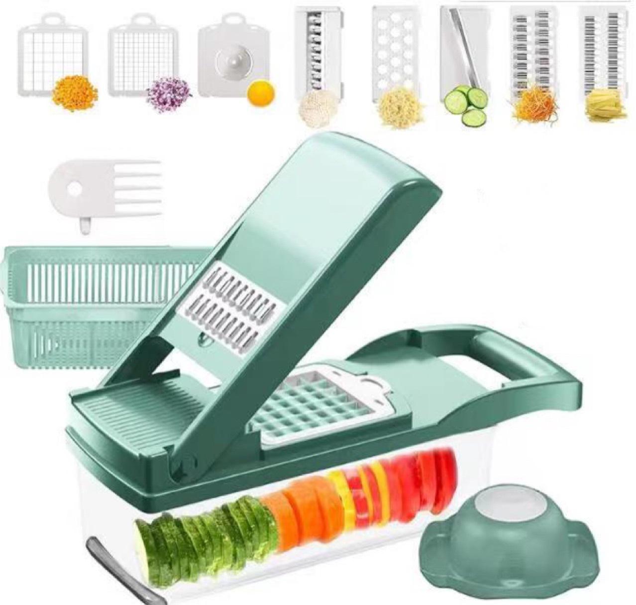 12 In 1 Manual Vegetable Chopper Kitchen Gadgets Food Chopper Onion Cutter Vegetable Slicer Devogue