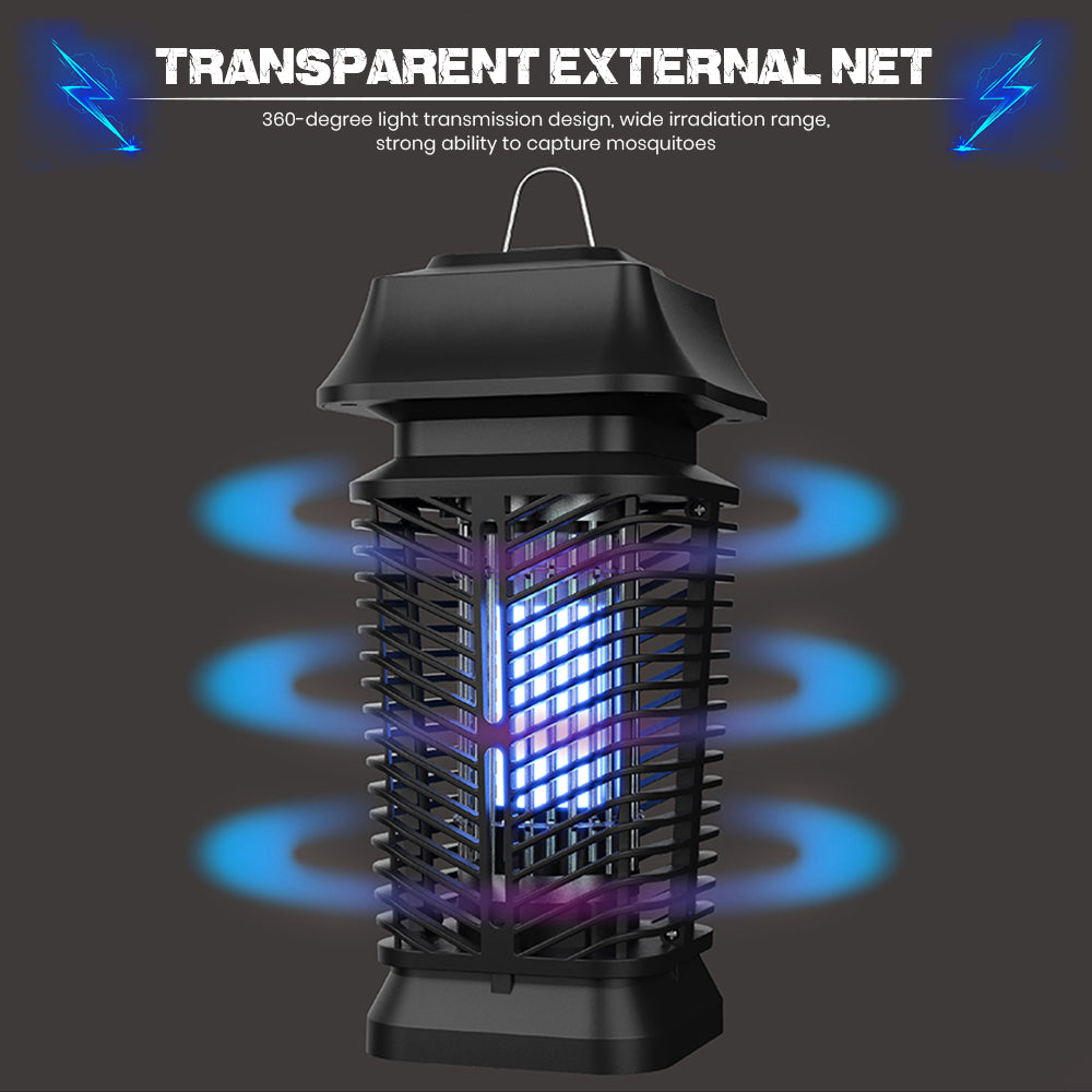 Advanced Electric Bug Zapper - High-Voltage Blue Violet Light for Powerful Insect Control, Durable and Economical Design