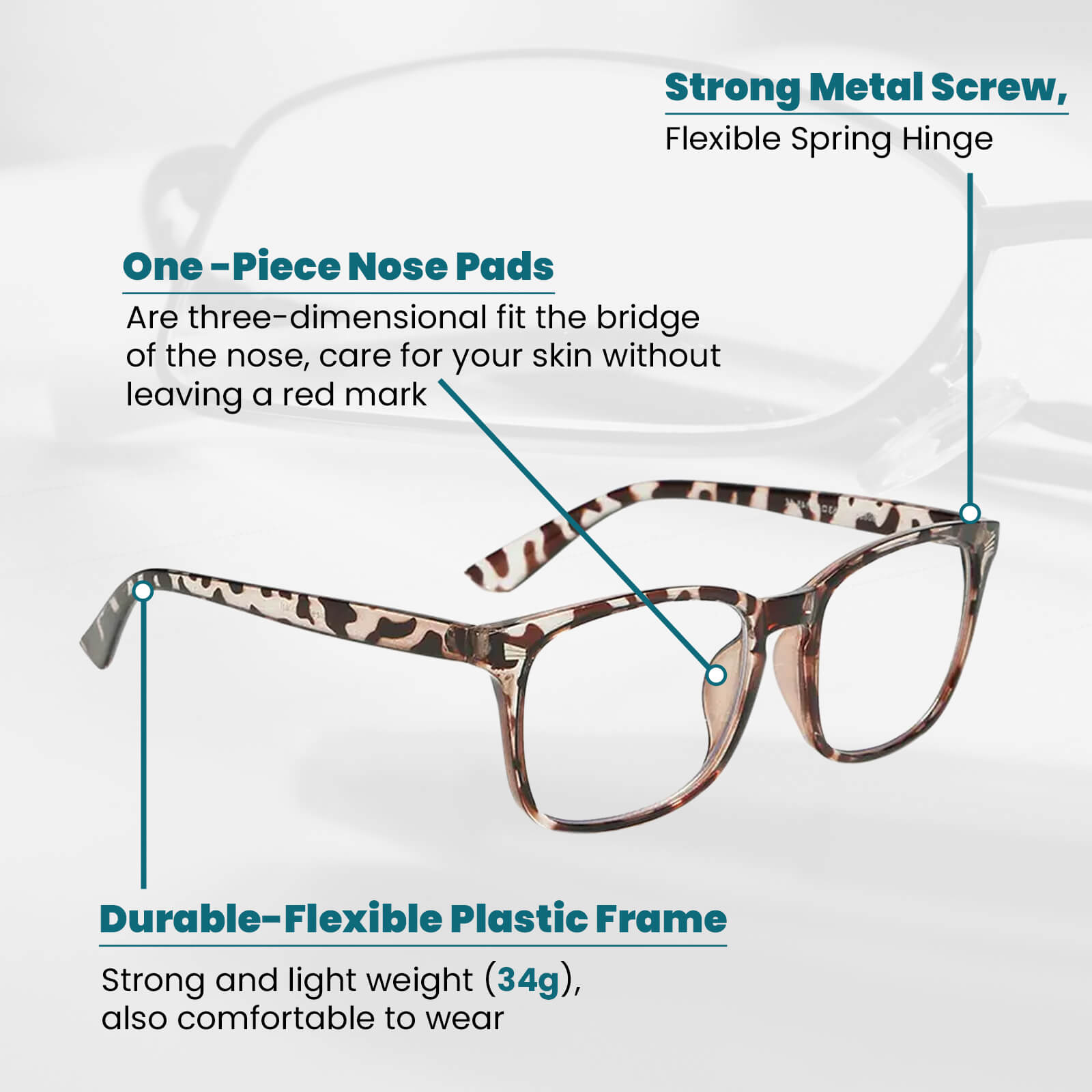 Devogue Blue Light Glasses - UV Rays Blocking Anti Eyestrain Motion Sickness Glasses for Women & Mens - Computer Glasses