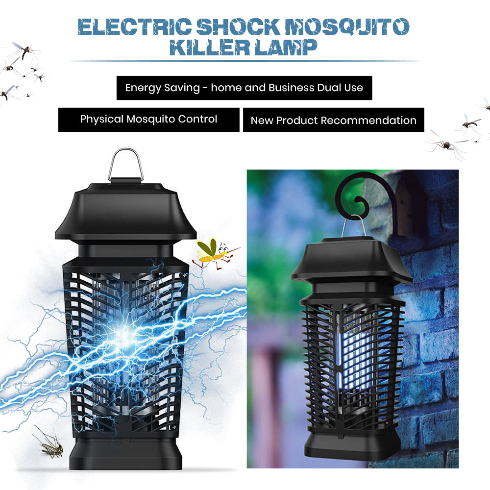 Advanced Electric Bug Zapper - High-Voltage Blue Violet Light for Powerful Insect Control, Durable and Economical Design