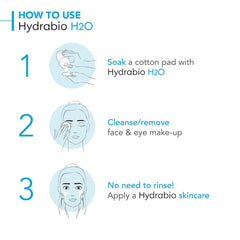 - Hydrabio H2O Micellar Water - Face Cleanser and Makeup Remover - Micellar Cleansing Water for Dehydrated Sensitive Skin