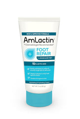 Foot Repair Cream - 3 Oz Foot Cream for Dry Cracked Heels with 15% Lactic Acid - Exfoliator and Moisturizer for Dry Skin & Foot Care (Packaging May Vary)