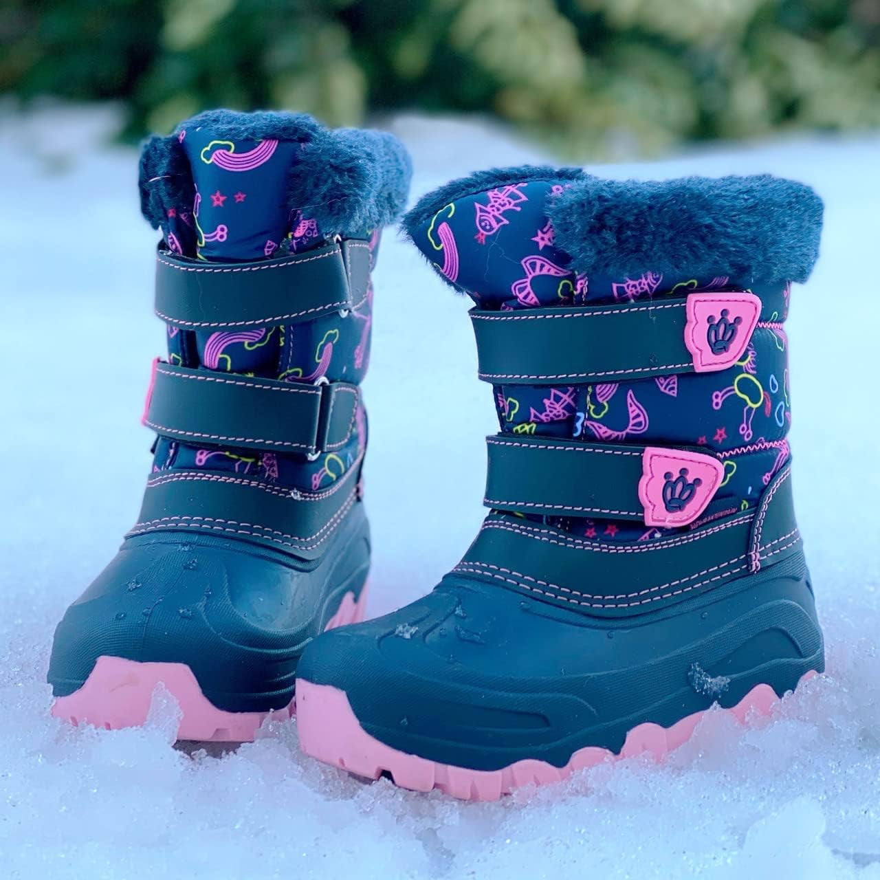 Unisex-Child Snow Boots