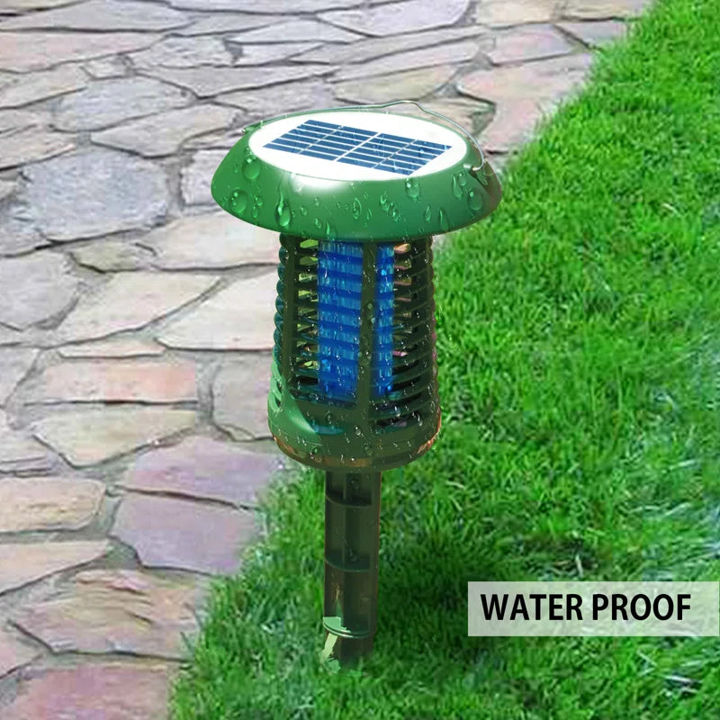 Bite Shield Solar-Powered Zapper Flying Insect Killer