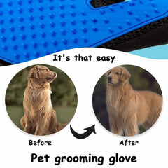 Cat Grooming Glove For Cats Wool Glove Pet Hair Deshedding Brush Comb Glove For Pet Dog Cleaning Massage Glove For Animal Sale Devogue