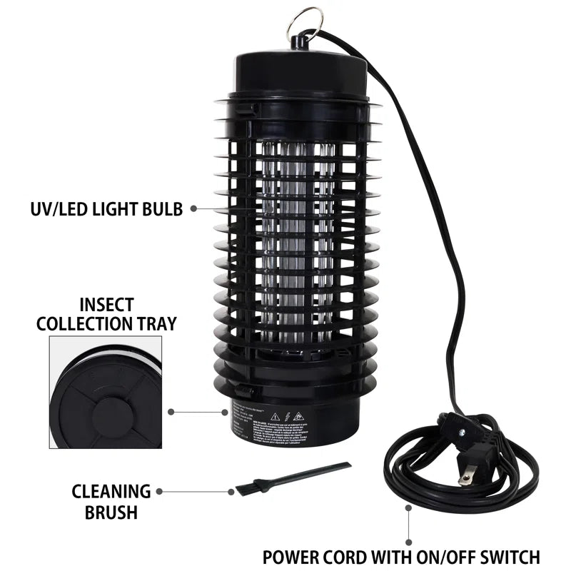 Bite Shield Electronic Flying Insect Killer, AC Powered, Black