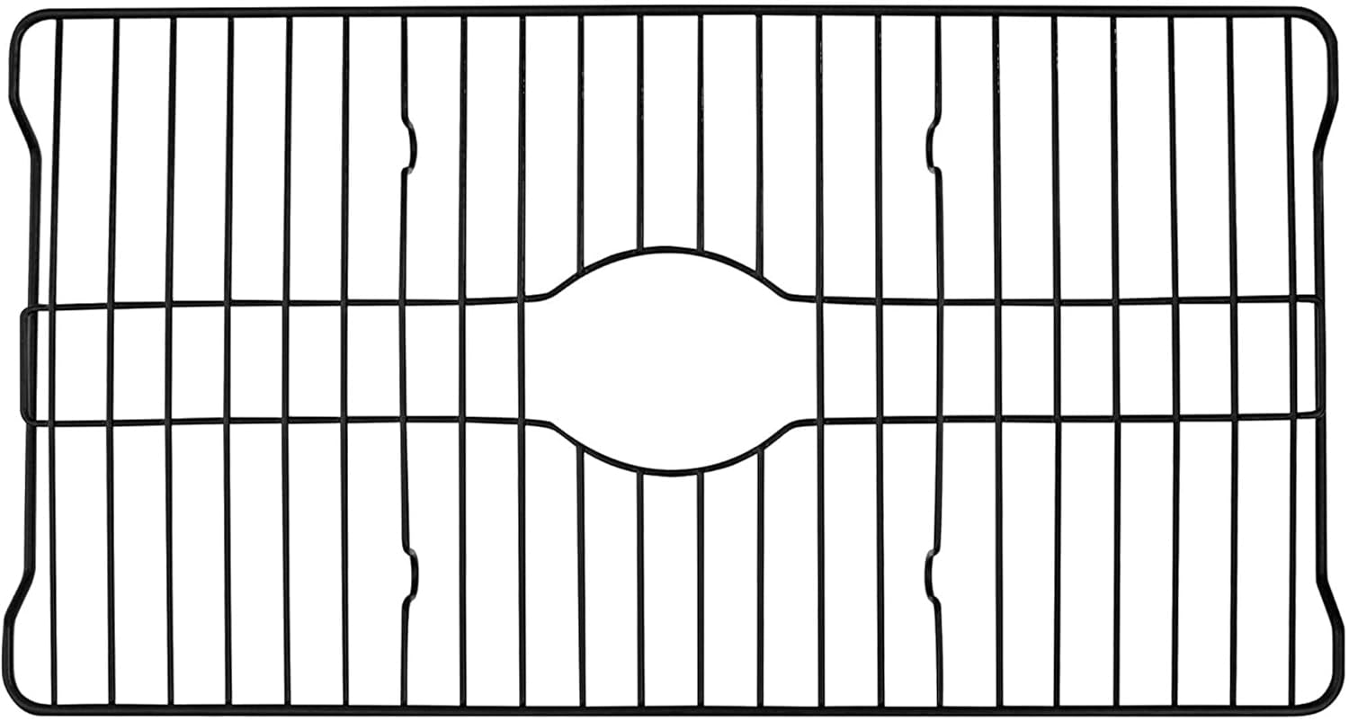 Sink Protector Prevents Scratches Sink Rack for Bottom of Sink White Sink Mat Sink Protectors for Kitchen Sink Metal 16X12.3X1