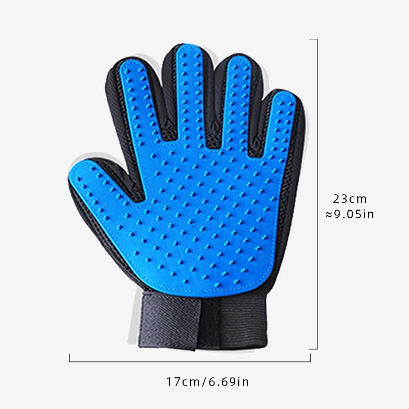 Cat Grooming Glove For Cats Wool Glove Pet Hair Deshedding Brush Comb Glove For Pet Dog Cleaning Massage Glove For Animal Sale Devogue