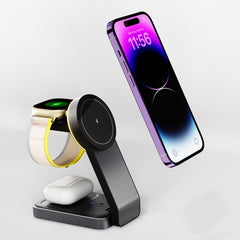 Foldable Portable Three-in-one Wireless Charger Devogue