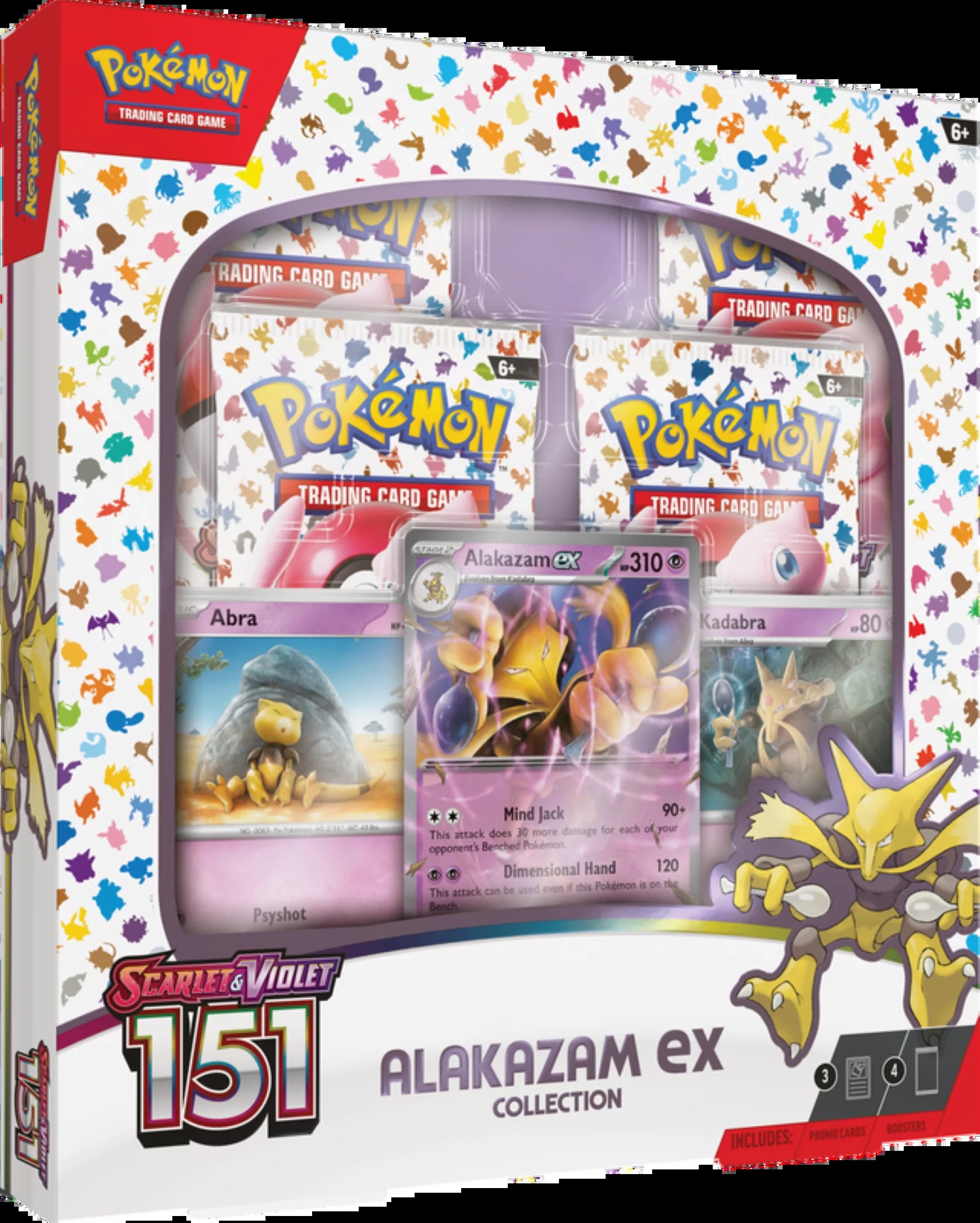 Trading Card Games Scarlet & Violet 3.5 151 Collection Alakazam Ex - 4  TCG: Scarlet & Violet—151 Booster Packs