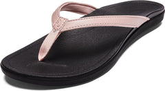 Ho'Opio Petal Pink Metallic/Black 7 B (M)