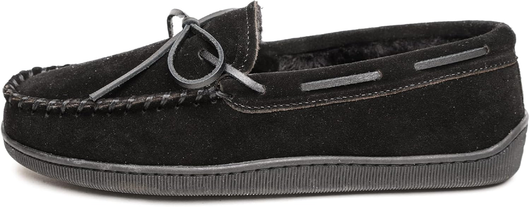 Women’S Hardsole Pile-Lined Moccasin Slippers