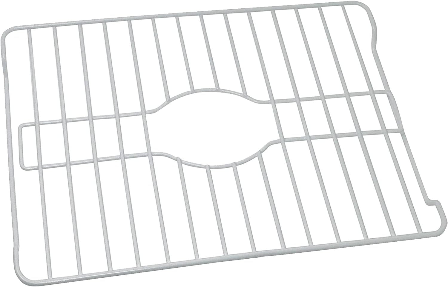 Sink Protector Prevents Scratches Sink Rack for Bottom of Sink White Sink Mat Sink Protectors for Kitchen Sink Metal 16X12.3X1