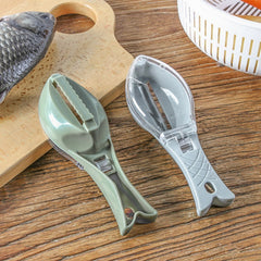 Fish Skin Brush Scraping Fish Scale Brush Grater Quick Disassembly Fish Knife Cleaning Peeling Skin Scraper Scraper Fish Scaler Kitchen Tools Devogue